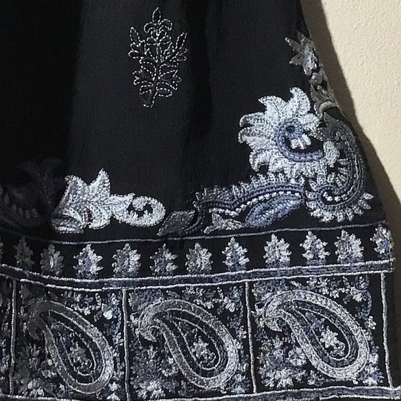 Anthropology SILK 100% “BIBA” Beautiful EMBROIDERED LADIES TOP💖💖 - Picture 5 of 7